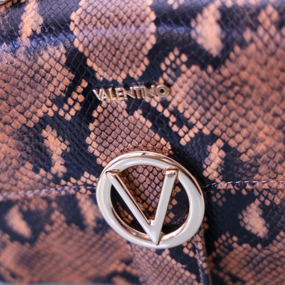 Valentino Snakeskin Leather Crossbody Handbag - Picture 4 of 8